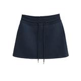 Vintage Casual Sports Gray Skirt Women Black A-Character Skirt Skirt Skirt With Hip Skirt