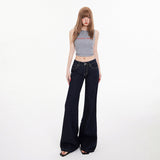 YC& Vintage Low-Rise Hottie Loose Horned Pants With Thin-Skinny Jeans Women Spring & Trousers Lengthened