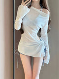 Strict 2026 Swimsuit Women's Split Hooded Shirt Dyed Three-Piece Cover Belly Thin Conservative Holiday Hot Springs Thin Belly
