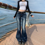 YC& Vintage Hottie Low-Rise Tiberating Autumn Horned Pants Jeans Women & Long Pants