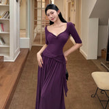 French Temperament Noble Sense Of Simple Commute Meat Cover Dress Autumn Kinesi 2025 Dress