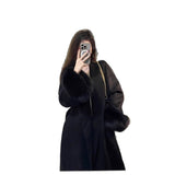 Autumn And Winter New Temperament Of This Coat In The Long Design Sense Of Fashion Loose Small Fragrant Hair Coat Women's Clothing