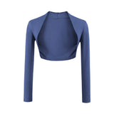 Ken Bean With The Same Long-Sleeved Short Sunscreen Small Shoulder Shawl Wearing A Casual Blouse Repair Elastic Shawl