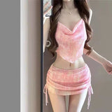 Wow New Swimsuit Sexy Lotey Bikini Three-Piece Thin Holiday Beach Soak Hot Spring Bolisi 2572