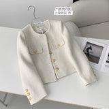Small Fragrant Coat Women's Spring And Autumn New French Wind Blowing Street Loose Temperament Long-Sleeved Top