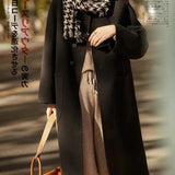 Large-Size Women's New Coat Women In The Fat Mm 2025 Autumn And Winter New Loose Kiqi Hair Coat Women