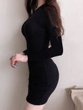 French Vintage Hottie Sexy Dresses Women's New Design Reliable Slim Ass Dresses