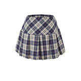 Spice Girls Red Check-In A-Character Skirt Women's Spring And Summer New College Windy Skirts With Thin And High Waist Short Skirt