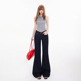 YC& Vintage Low-Rise Hottie Loose Horned Pants With Thin-Skinny Jeans Women Spring & Trousers Lengthened
