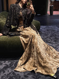[Wang Dye] National Wind Snow Neal 100 Folded Skirt Female A-Word Half-Dress Winter Long New Model
