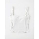 Summer Hottie Wind Sexy Shading Lactose Pure Color Sling Vest Female Slim Beauty Back Brat Bottom Top
