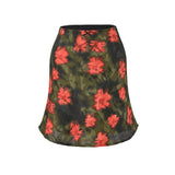 Vintage Oil Painting Flower Half-Dress Girl Spring And Summer New Design High-Waist Sexy A-Word Ass Short Skirt Printed Skirt