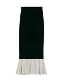 Short Skirt Women Autumn And Winter Wool Knitted Skirt Bottom Hair Line Ponum 100 Fold High Waist A Word Umbrella Small Skirt Spring Skirt