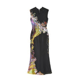 New Chinese Fainting Retro Chic Design Unique Exquisite And Beautiful Print Dress Women's New Summer Dress