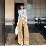 26Ss | 2026 Spring/Summer New Denim Retro Trousers Are Thin And Comfortable Babes Moaning Lazy