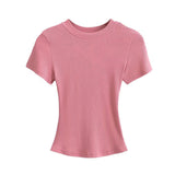 Kardashian's New Short-Sleeved T-Shirt With Spring And Summer Sexy Ants Round-Neck Tight-Up T-Shirts
