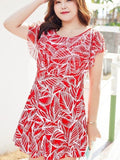 Large-Size Swimsuit Women Fatmm160 Pounds With Chest Cushions To Cover The Belly Mother Fattening Plus Dress Swimsuit Batch