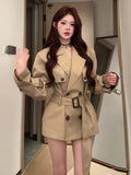 French Karat Coat Small Children Fashion Choice 2025 Early Autumn New Waist Temperament Coat