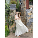 2026 Summer New Gentle Holiday Style Design Atmosphere Flowing Temperament Sling Dress Dress Female Chic