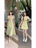 2025 No Fire New Large-Size Summer Vacation Lace Crumice Sweet Thin Gentle Dress Woman